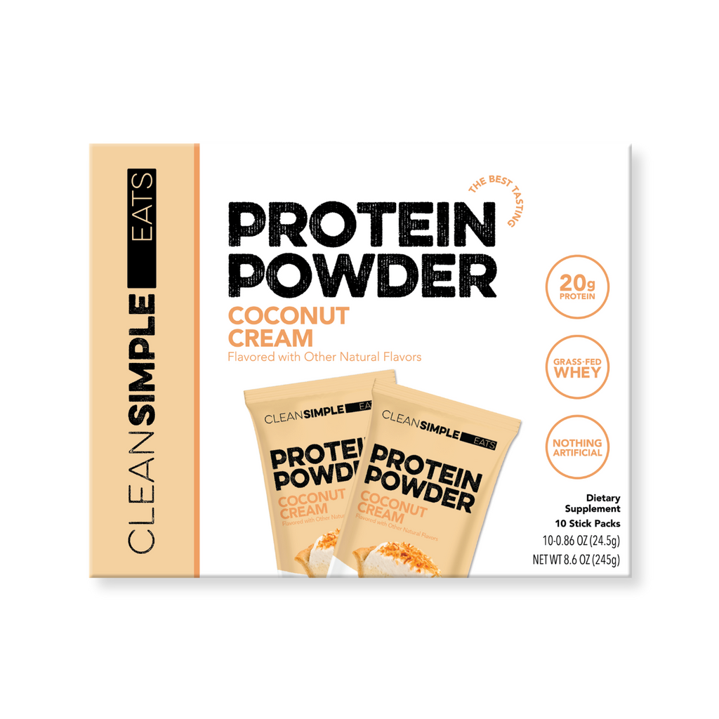Protein Powder: Coconut Cream (10 Single Serving Stick Packs)