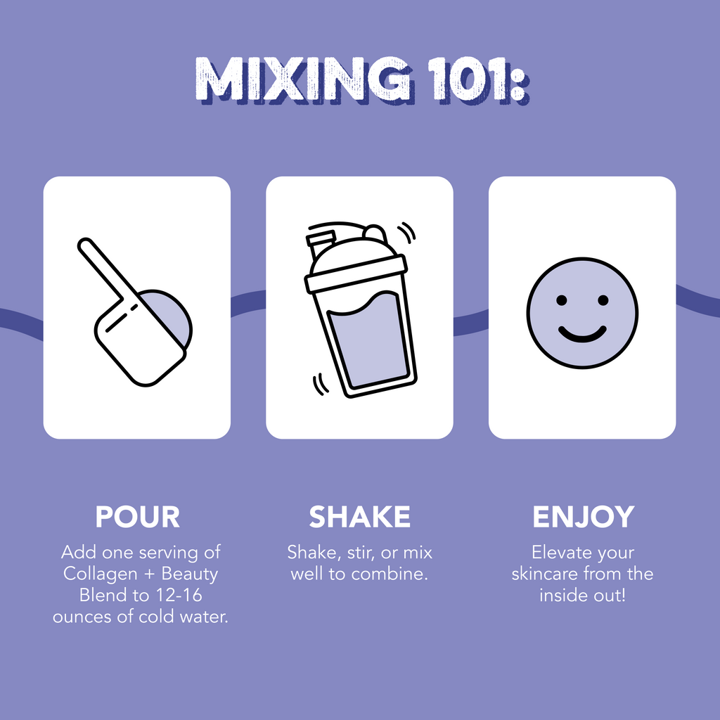Collagen + Beauty Blend: Blackberry Lemonade (30 Serving)